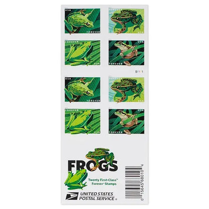 2019 US Frogs Forever Stamp Sheets of 20