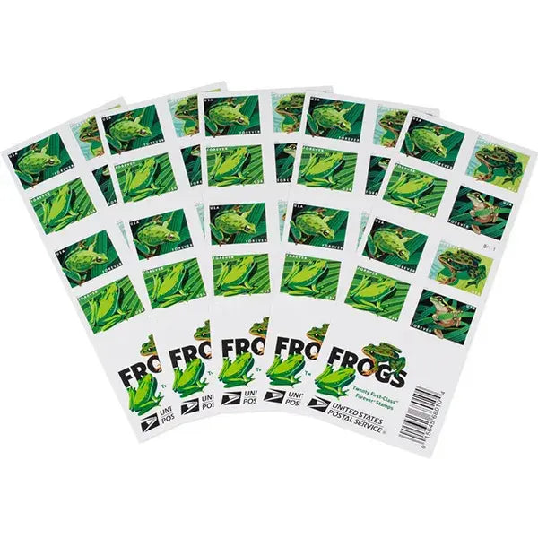 2019 US Frogs Forever Stamp Sheets of 20