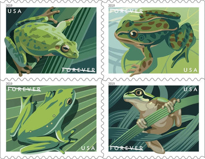 2019 US Frogs Forever Stamp Sheets of 20