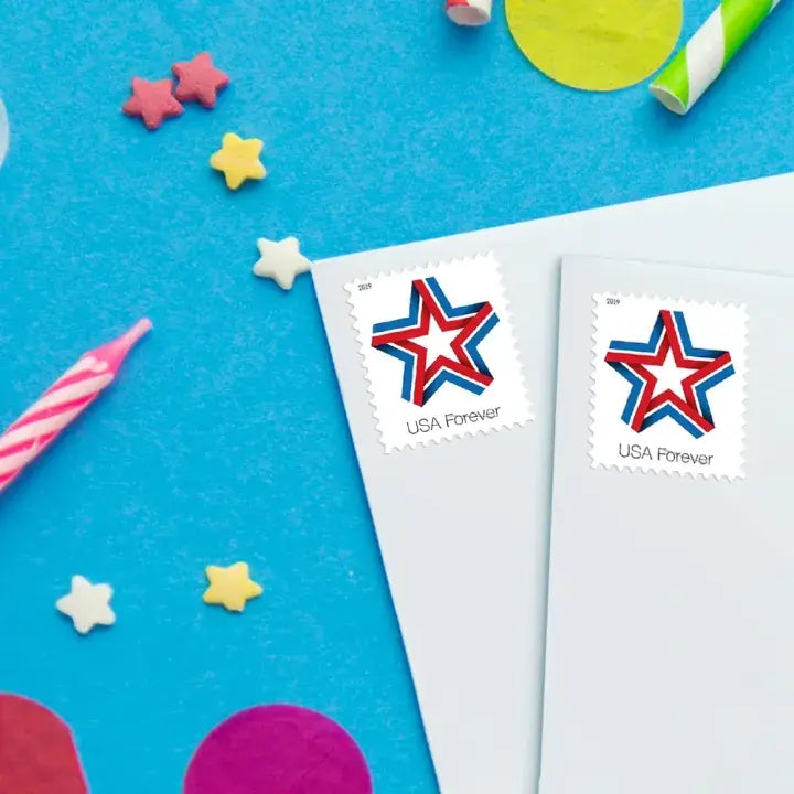 2019 US Star Ribbon Forever Stamp Sheets of 20