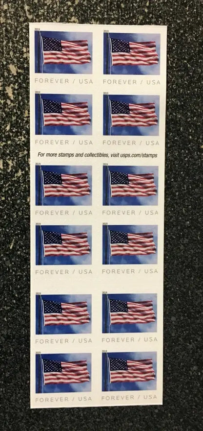 2019 us flag forever stamp Sheets of 20