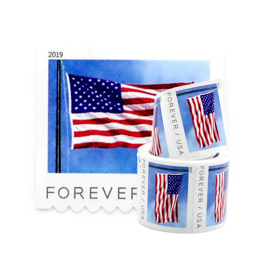 2019 US Flag Forever roll of 100