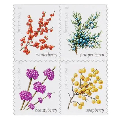 2019 US Winter Berries Forever Stamps Sheets of 20