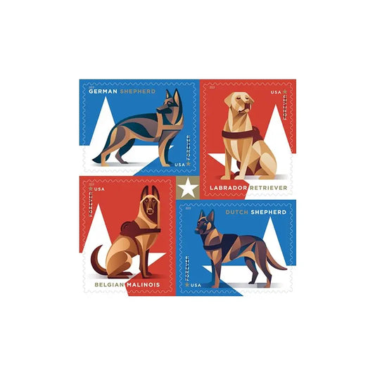 2019 US Military Working Dogs Forever Stamps Sheets of 20