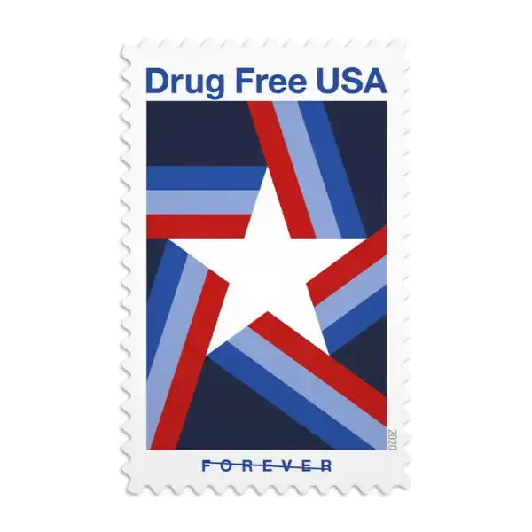 2020  US  Drug  Free  USA  First  Class  Forever  Stamps Sheets of 20