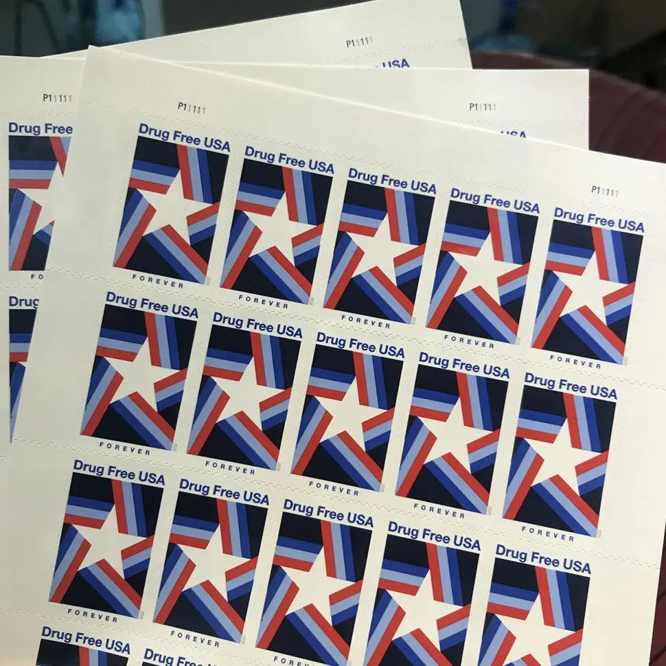 2020  US  Drug  Free  USA  First  Class  Forever  Stamps Sheets of 20