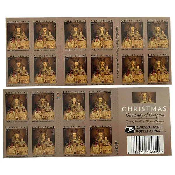 2020  us  our  lady  of  guapulo  forever  stamps Sheets of 20