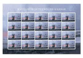 2020 US Mayflower in Plymouth Harbor First Class Forever Stamp Sheets of 20