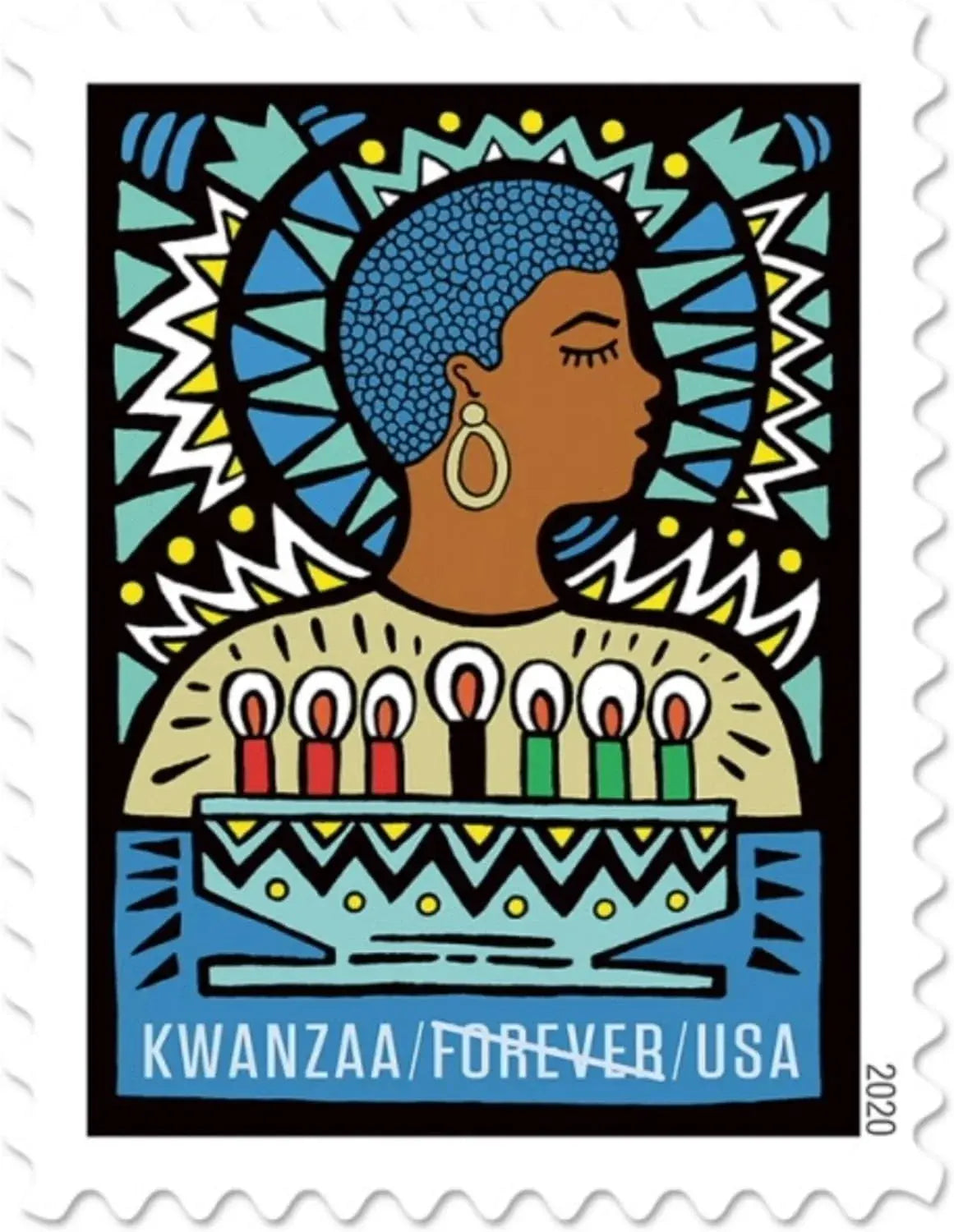 2020  us  kwanzaa  stamp Sheets of 20