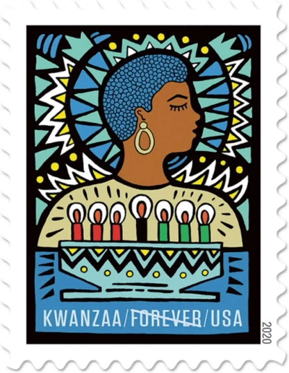 2020  us  kwanzaa  stamp Sheets of 20