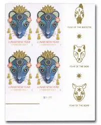 2020  US  Year  of  the  Rat  Stamps Sheets of 20