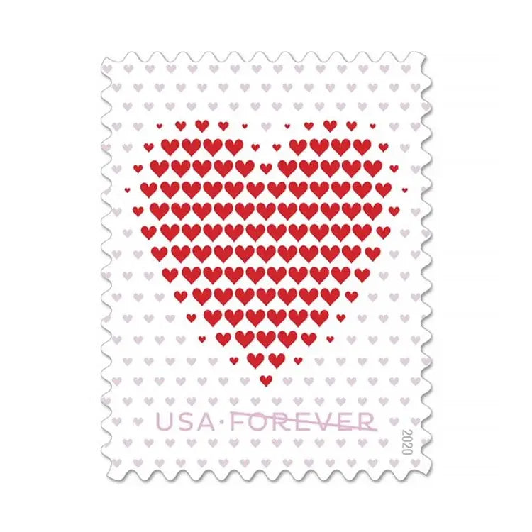 2020 US Made Of Hearts Forever US Stamps Sheets of 20