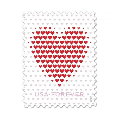 2020 US Made Of Hearts Forever US Stamps Sheets of 20
