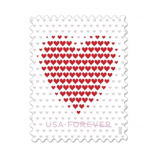 2020 US Made Of Hearts Forever US Stamps Sheets of 20