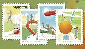 2021 US Backyard Games Forever Stamp Sheets of 16