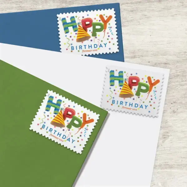 (2021) US Happy Birthday Forever Stamps Sheets of 20