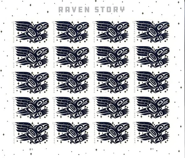2021 US Raven Story Forever Stamps Sheets of 20