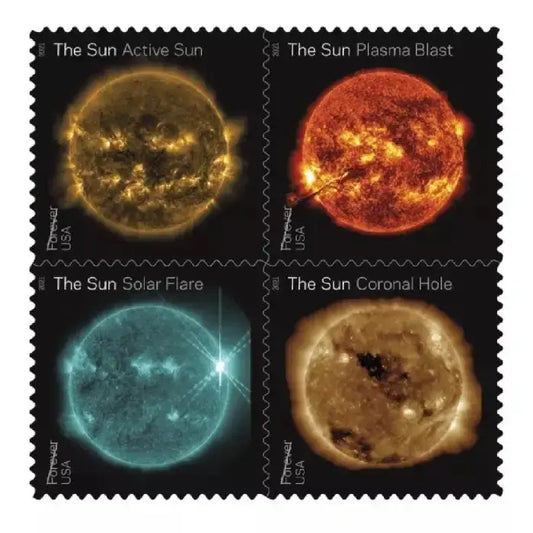 2021  us  sun  science  stamps Sheets of 20