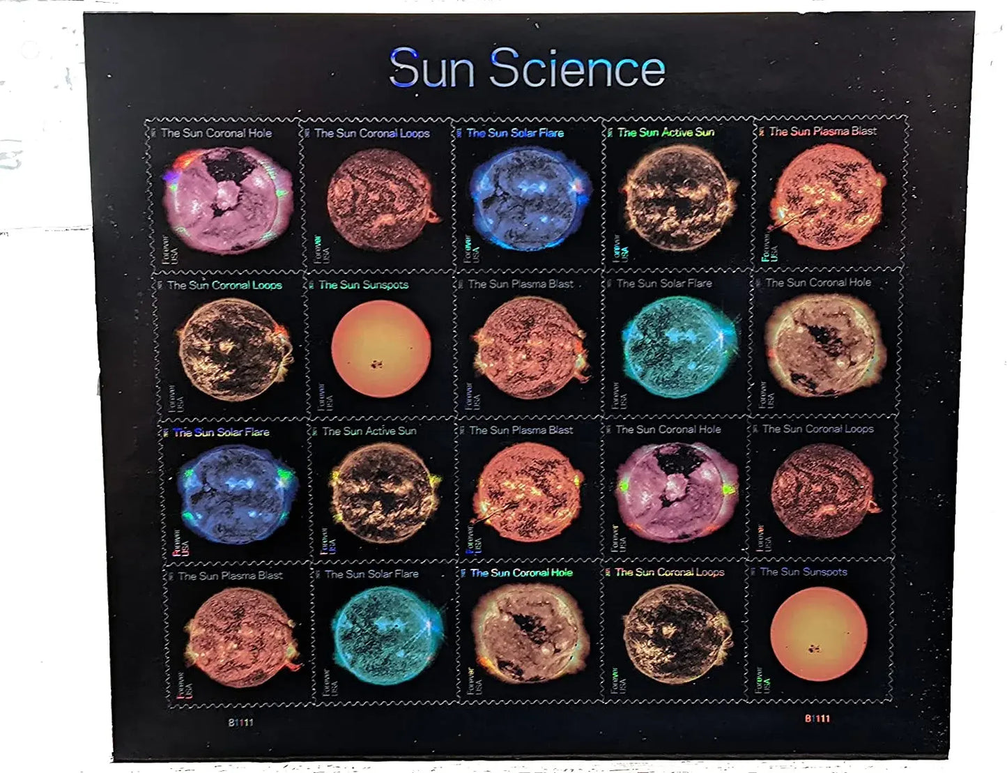 2021  us  sun  science  stamps Sheets of 20