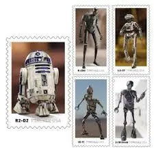 2021  us  star  wars  droids  stamps Sheets of 20