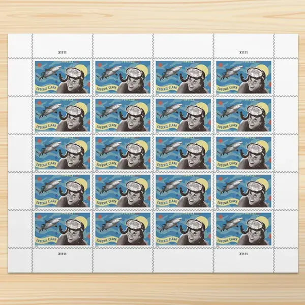 2022  us  eugenie  clark  postage  stamp Sheets of 20