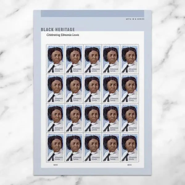 2022 US Black Heritage Edmonia Lewis Forever Stamps Sheets of 20