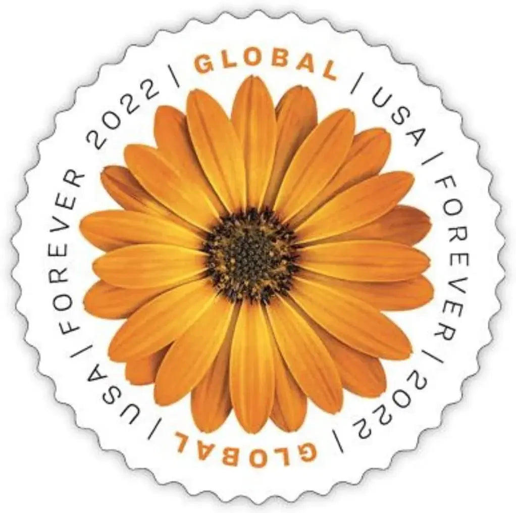 2022 US Global Forever African Daisy Stamp Sheets of 10