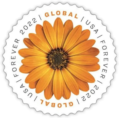 2022 US Global Forever African Daisy Stamp Sheets of 10