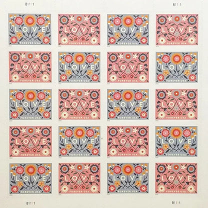 2022 Love Forever Stamps Sheets of 20
