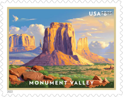 2022  us  memorial  valley  priority  stamp Sheets of 4