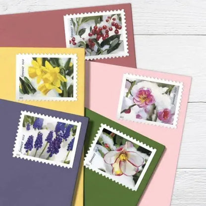 2022 US Snowy Garden Beauty Forever Stamp Sheets of 20