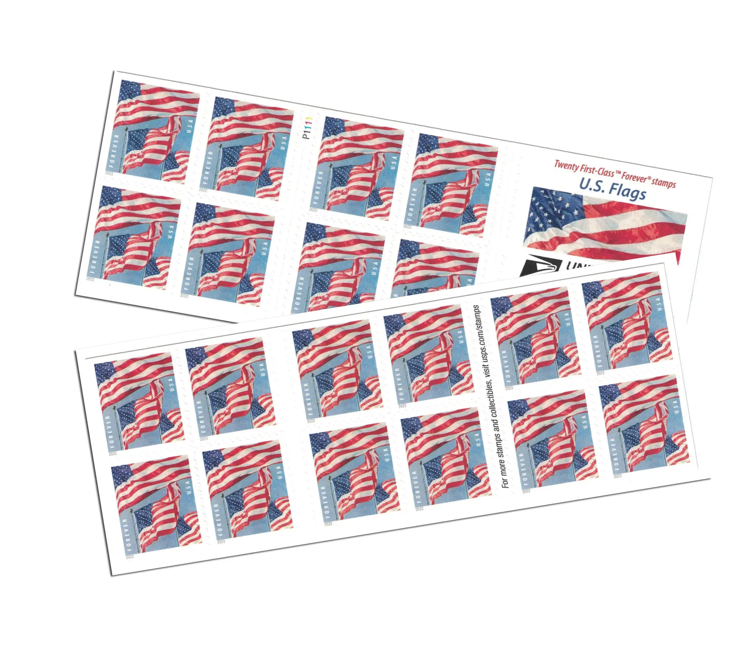 2022 us flag forever stamp Sheets of 20