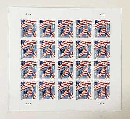 2022 us flag stamp Sheets of 20