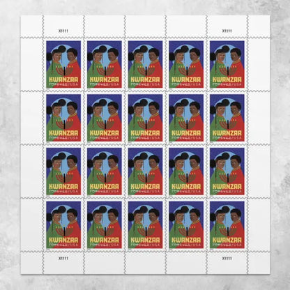 2022  us  kwanzaa  stamps Sheets of 20