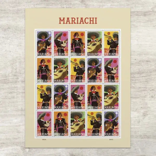 2022  US  Mariachi  Stamps Sheets of 20