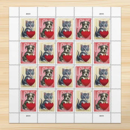 2023 US Cat and Dog Love Stamps Sheets of 20