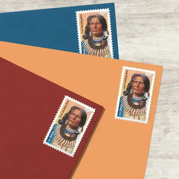 2023  US  Chief  Standing  Bear  Forever  Stamps Sheets of 20