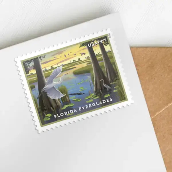 2023  US  Florida  Everglades  Priority  Mail  Stamps Sheets of 4