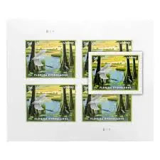 2023  US  Florida  Everglades  Priority  Mail  Stamps Sheets of 4