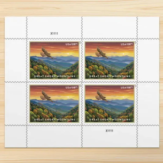 2023  US  Great  Smoky  Mountains  Stamps Sheets of 4