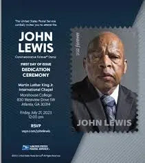 2023 US John Lewis First Class Stamp Sheets of 20