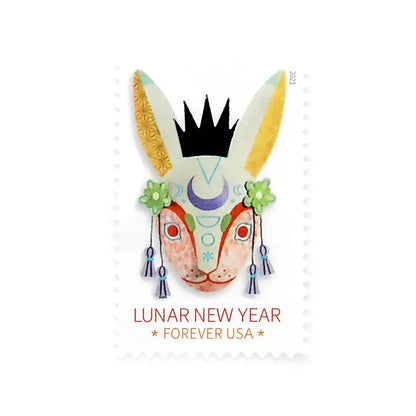 2023  us  lunar  new  year  year  of  the  rabbit  stamps Sheets of 20