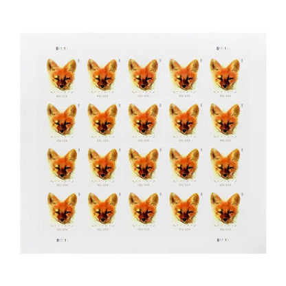 2023 US Red Fox Forever Stamp Sheets of 20