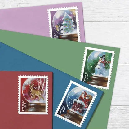 2023 US Snow Globes Stamp Sheets of 20