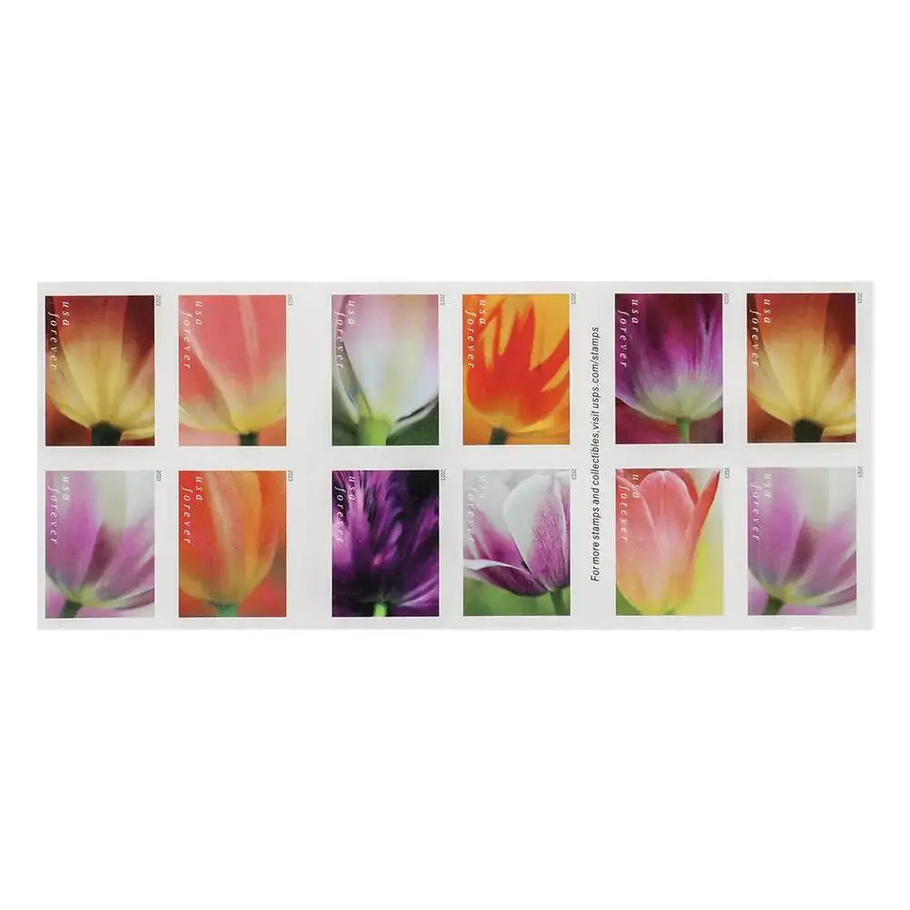 2023 US Tulip Blossoms Forever Stamp Sheets of 20