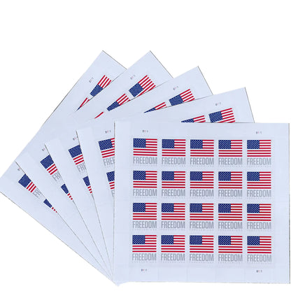 2023 us freedom flag forever postage stamp Sheets of 20