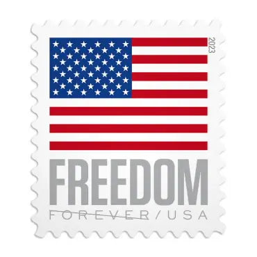 2023 us freedom flag forever stamp Sheets of 20