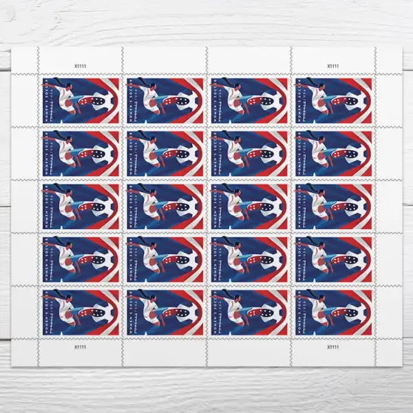 2023  US  Womens  Soccer  Forever  Stamp Sheets of 20