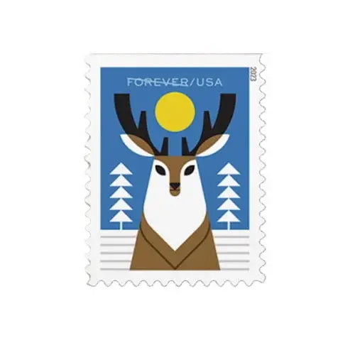 2023 US Winter Woodland Animals Forever Stamp Sheets of 20