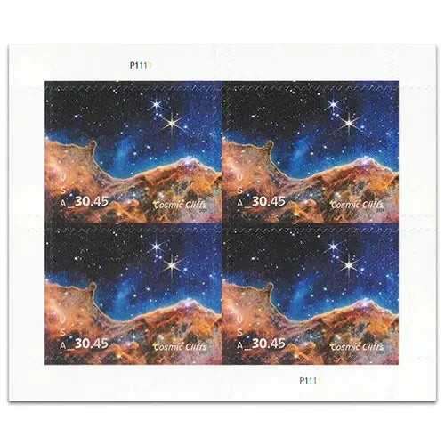 2024  us  cosmic  cliffs  stamp Sheets of 4